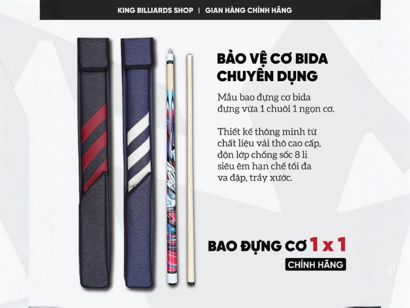 bao cơ bida chống sốc nên mua